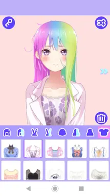 Cute Avatar Factory Pastel Avatar Dress Up android App screenshot 0