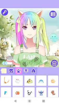 Cute Avatar Factory Pastel Avatar Dress Up android App screenshot 2