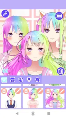 Cute Avatar Factory Pastel Avatar Dress Up android App screenshot 3