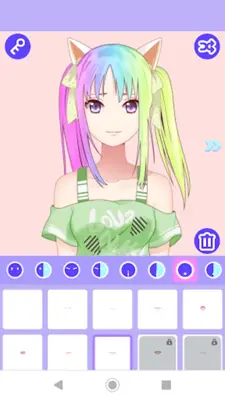 Cute Avatar Factory Pastel Avatar Dress Up android App screenshot 5