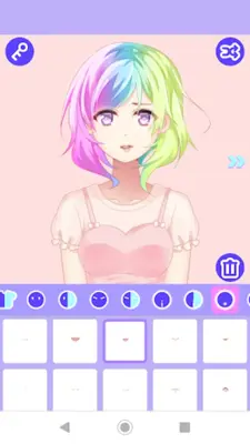 Cute Avatar Factory Pastel Avatar Dress Up android App screenshot 6